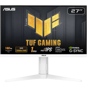 TUF Gaming VG27AQL3A-W 27C` Q[~Oj^[ WQHD(QHD) 2560x1440 180Hz 1ms(GTG) Fast IPS zCg