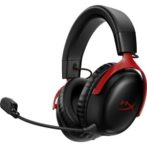HyperX Cloud III Wireless Gaming Headset (Black/Red) [77Z46AA]