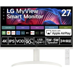 27SR75U-W webOSΉ 27C` 4K IPS LG MyView Smart Monitor