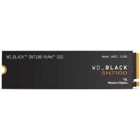 WDS500G4X0E [M.2 NVMe 内蔵SSD / 500GB / PCIe Gen4x4 / ヒートシンク非搭載 / WD_BLACK SN7100 NVMe SSDシリーズ / 国内正規代理店品]