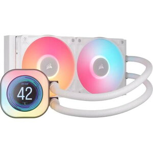 iCUE LINK TITAN 240 RX RGB LCD White@CW-9061025-WW
