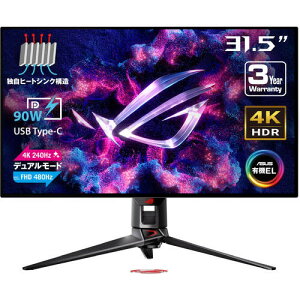 ROG Swift OLED PG32UCDP 31.5C` 4K Q[~Oj^[ L@EL 240Hz 0.03ms