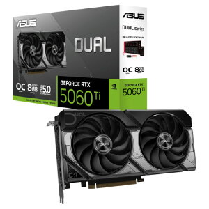 Dual GeForce RTX 5060 Ti 8GB GDDR7 OC Edition@DUAL-RTX5060TI-O8G