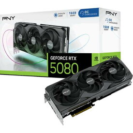 PNY GeForce RTX 5080 Overclocked Triple Fan GPU　VCG508016TFXPB1-O