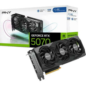 PNY GeFORCE RTX 5070 12GB Overclocked TripleFan@VCG507012TFXPB1-O