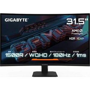 GS32QCA 31.5C` WQHD(2560x1440) Q[~Oj^[ 180Hz 1ms(MPRT) 1500R pVApl