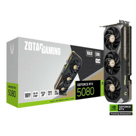 ZOTAC GAMING GeForce RTX 5080 SOLID CORE OC 16GB GDDR7　RTX5080SOLIDCOC16G/ZT-B50800J2-10P