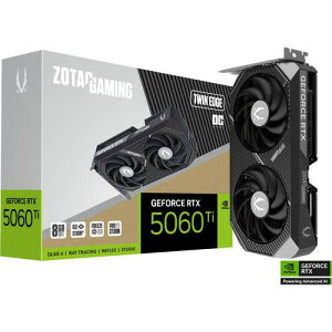 ZOTAC GAMING GeForce RTX 5060 Ti 8GB Twin Edge OC@RTX5060Ti8GBTWOC/ZT-B50610H-10M