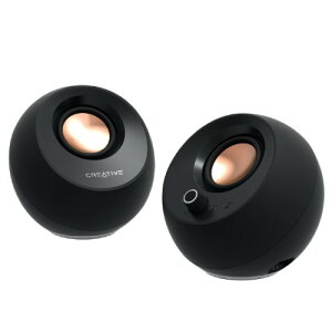 Creative Pebble Pro [SP-PBLPRO-BK] �L��USB/�L���A�i���O/Bluetooth�Ή� �X�e���I�X�s�[�J�[ RGB���C�e�B���O�Ή� �u���b�N