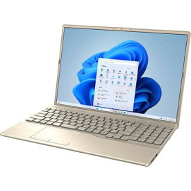ノートPC LIFEBOOK AH FMVA50J3G [16型 /i7-1255U /RAM:16GB /SSD:256GB /WUXGA /Windows 11 Home /MS Office H&B /ベージュゴールド]