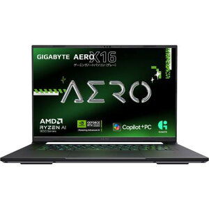 Q[~Om[g AERO X16 2WHA3JPC65DP 16^ /RyzenAI9 HX370 /RTX5070 /RAM:32GB /SSD:2TB /WQXGA /Windows11Pro /{z /[i[zCg