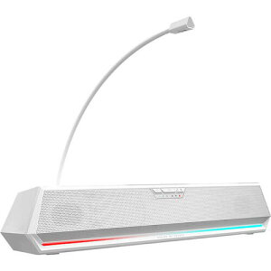 HECATE ED-G1500BAR-WH �z���C�g �o�[�`����7.1�T���E���h �Q�[�~���O�X�s�[�J�[