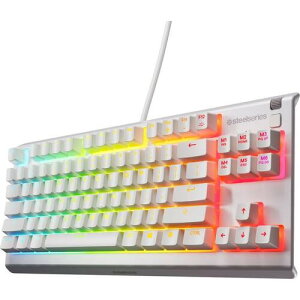 Apex 3 TKL White US [64819] �L�� �p��z��e���L�[���X �����u���� �Q�[�~���O�L�[�{�[�h