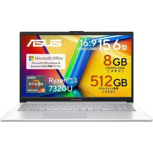 m[gPC Vivobook GO 15 E1504FA-R385SIYAWS4 [15.6^ /Ryzen 3 7320U /RAM:8GB /SSD:512GB /tHD /Windows 11 Home /MS Office H&B /N[Vo[ ]