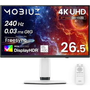 MOBIUZ EX271UZ 26.5C` 4K QD-OLED Q[~Oj^[ 240Hz 0.03ms