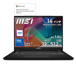m[gPC Modern-14-H-D2RMG-5429JP [14^ /Core 7 240H /RAM:32GB /SSD:512GB /WUXGA /Windows 11 Home /MS Office H&B /NVbNubN]