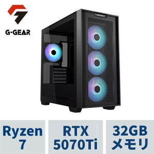 Q[~OPC G-GEAR Powered by ASUS GT7A-E253BN/B/CP1 Ryzen7 9800X3D /RTX5070Ti /32GB /1TB SSD /WiFi+BTΉAdl