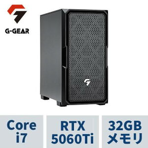 Q[~OPC G-GEAR GE7J-D242B3/NT1 Corei7 /RTX5060Ti(16GB) /32GB /1TB SSD /0x12FKpUEFI