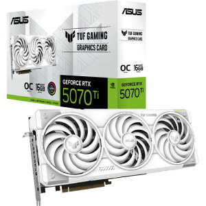 TUF Gaming GeForce RTX 5070 Ti 16GB GDDR7 White OC Edition@TUF-RTX5070TI-O16G-WHITE-GAMING