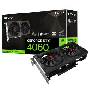 PNY GeFORCE RTX 4060 8GB XLR8 Gaming OC DUAL@VCG40608DFXPB1-O
