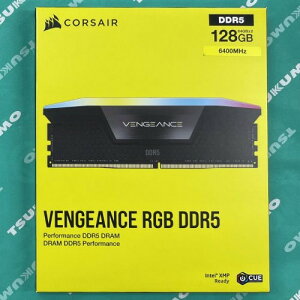 CMH128GX5M2B6400C42 [fXNgbvp / DDR5 SDRAMi288pinj / 128GB(64GB × 2g)Zbg / DDR5-6400 CL42-52-52 / Vengeance RGB DDR5V[Y]