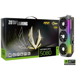 ZOTAC GAMING GeForce RTX 5080 AMP Extreme INFINITY ULTRA 16GB GDDR7@RTX5080AMPIU16G/ZT-B50800BU-10P