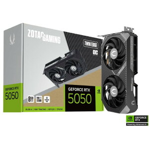 ZOTAC GAMING GeForce RTX 5050 Twin Edge OC@RTX5050TWOC8G/ZT-B50500H-10M