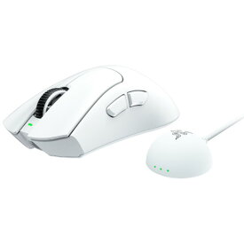 DeathAdder V4 Pro (White Edition) 超軽量ワイヤレス エルゴノミック e スポーツマウス 【日本正規代理店保証品】 RZ01-05330200-R3A1