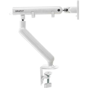 GRAPHT Monitor Arm - Aero M9TQ (White) [GRT075-WHT-ONE] ω׏d:2`9kg VO JXvO