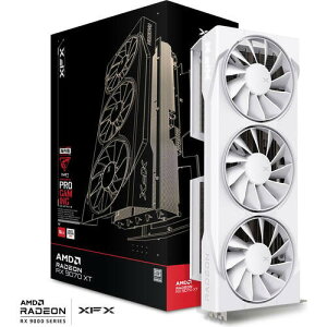 XFX Swift AMD Radeon RX 9070XT White Triple fan Gaming Edition with 16GB GDDR6@RX-97TSWF3W9-GP/U