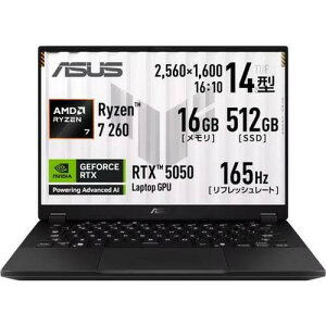 �Q�[�~���O�m�[�g TUF Gaming A14 FA401UH-R7R505016G [14�^ /Ryzen 7 260 /RTX5050 /RAM:16GB /SSD:512GB /Windows 11 Home /�C�F�[�K�[�O���[]
