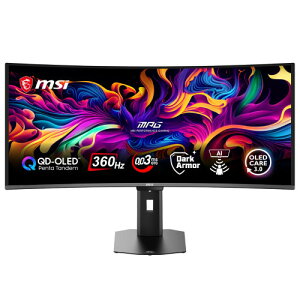 MPG 341CQR QD-OLED X36 34�C���` �E���g�����C�h(3440x1440) �Q�[�~���O���j�^�[ QD-OLED 360Hz 0.03ms
