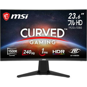 MAG-245C-X24 23.6�C���` �t��HD �Q�[�~���O���j�^�[ 240Hz 1ms 1500R �p��VA�p�l��