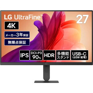 UltraFine 27U730B-B 27�C���` 4K���j�^�[ USB TypeC����