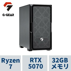�Q�[�~���OPC G-GEAR GE7A-A254B/CP2 Ryzen7 /RTX5070 /32GB������ /1TB SSD