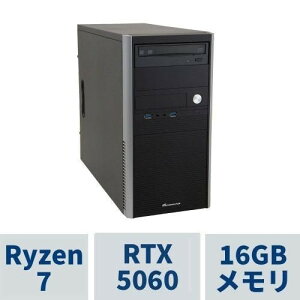 �~�j�^���[PC AeroStream RM7A-F260B/CP1 Ryzen7 7700 /RTX5060 /16GB������ /1TB SSD /DVD�}���`�h���C�u /WiFi+Bluetooth�Ή�
