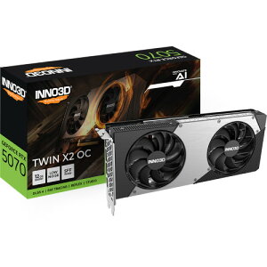 INNO3D GeForce RTX 5070 TWIN X2 OC�@GD5070-12GERX2OC