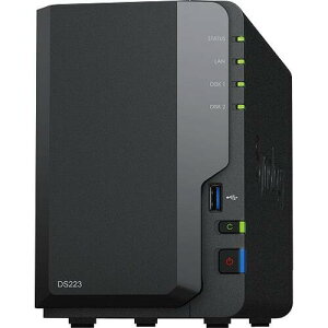 DiskStation DS223 [NAS�P�[�X�ENAS�L�b�g�iHDD�����j / 2�x�C / 1GbE �Ή� / Value �V���[�Y / �������K�㗝�X�i]