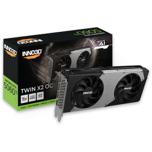GeForce RTX 5060 Ti 16GB TWIN X2 OC�@GD5060T-16GERX2OC