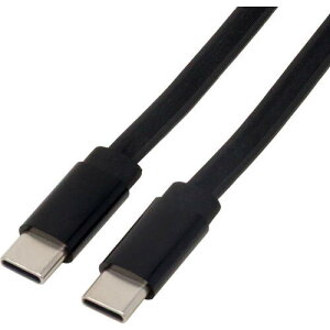 USB2.0 Type-C�P�[�u�� PD60W �\�t�g&�t���b�g 1m�@U20CC-MM10P6F