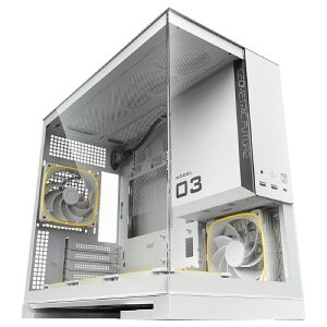Model 3 with 5FAN All White�@GF-M3-WT PLUS