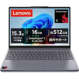 �m�[�gPC IdeaPad Slim 3x Gen 10 83N30080JP [15.3�^ /Snapdragon X /RAM:16GB /SSD:512GB /Windows 11 Home /Office OP�t /���i�O���[]