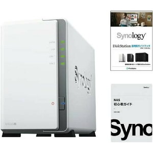 DiskStation DS223j/G [NAS�P�[�X�ENAS�L�b�g�iHDD�����j / 2�x�C / 1GbE �Ή� / J �V���[�Y / �K�C�h�u�b�N�t / �������K�㗝�X�i]