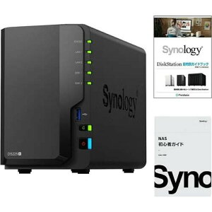 DiskStation DS225+/G [NAS�P�[�X�ENAS�L�b�g�iHDD�����j / 2�x�C / 2.5GbE�Ή� / Plus �V���[�Y / �K�C�h�u�b�N�t / �������K�㗝�X�i]