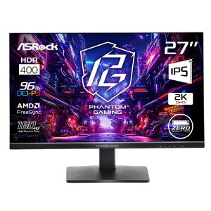 Phantom Gaming PG27QFT1B 27�C���` WQHD(2560x1440) �Q�[�~���O���j�^�[ 180Hz 1ms(MPRT) IPS