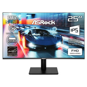 Challenger CL25FFA 25�C���` �t��HD �Q�[�~���O���j�^�[ 120Hz 1ms(GTG) IPS