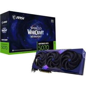 GeForce RTX 5070 12G World of Warcraft MIDNIGHT VOID EDITION OC