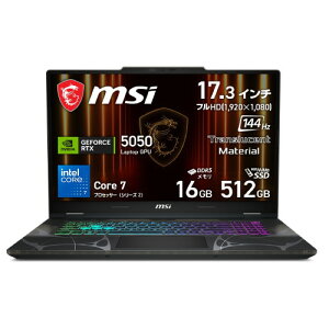�Q�[�~���O�m�[�g Cyborg-17-B2RWEKG-6669JP [17.3�^ /Core 7 240H /RTX5050 /RAM:16GB /SSD:512GB /Windows 11 Home /�I�f�b�Z�C�O���C&�X�P���g��]