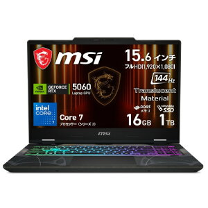 �Q�[�~���O�m�[�g Cyborg-15-B2RWFKG-7851JP [15.6�^ /Core 7 240H /RTX5060 /RAM:16GB /SSD:1TB /Windows 11 Home /�I�f�b�Z�C�O���C&�X�P���g��]