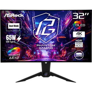 Phantom Gaming PGO32UFS2C 31.5�C���` �L�@EL�Q�[�~���O���j�^�[ 4k 240Hz/FHD 480Hz 0.03ms